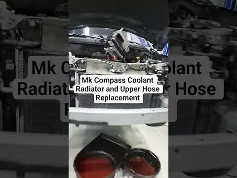 Jeep Compass MK Coolant Radiator and Upper Hose Replacement