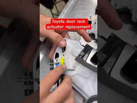How to Replace the Front Door Lock Actuator on a 2019 Toyota Camry