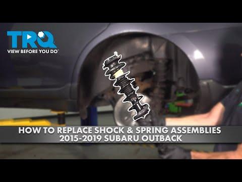 How to Replace Shock &amp; Spring Assemblies 2015-2019 Subaru Outback