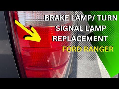 How to Replace Rear Turn Signal Bulbs on a 2019 Ford Ranger (Tail Lamp Removal)