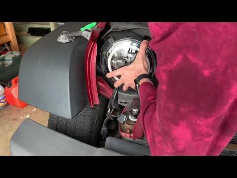 How to change the headlights in a 2012 Jeep Wrangler