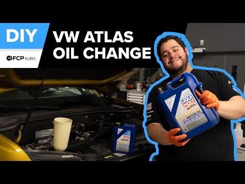 Volkswagen Atlas Engine Oil &amp; Filter Replacement DIY (2018-2021 VW Atlas MQB, 3.6 VR6)