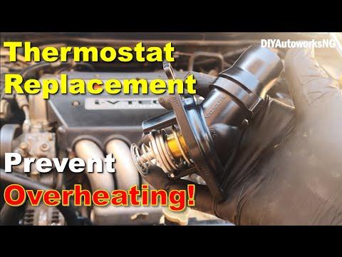 Thermostat Replacement on Honda: 2003 - 2007 Accord, Element &amp; Odyssey (K24A 2.4L engine)