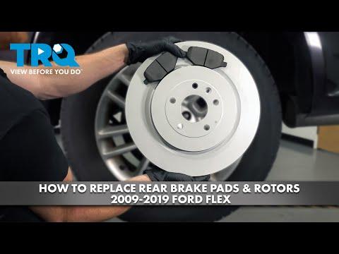 How to Replace Rear Brake Pads &amp; Rotors 2009-2019 Ford Flex