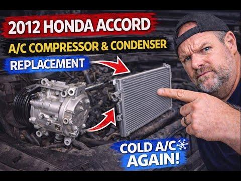How to Replace the A/C Compressor on a 2012 Honda Accord (R-134a)