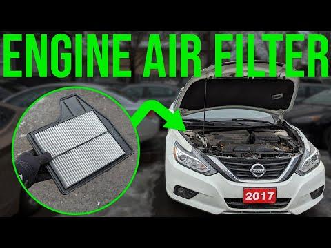How to Replace the Engine Air Filter on a 1993-2018 Nissan Altima (Step-by-Step) (Engine: Inline 4 2.5L)