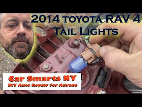 2014 Toyota RAV-4 Tail Light assembly removal / bulb replacement