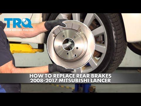 How to Replace Rear Brakes 2008-2017 Mitsubishi Lancer