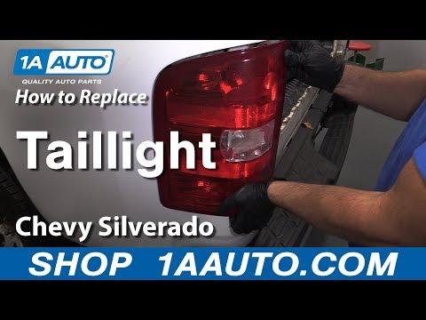 How to Replace Taillight 07-13 Chevy Silverado