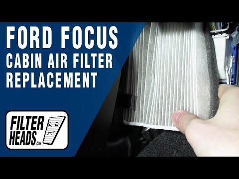 How to Replace the Cabin Air Filter on a 2012-2018 Ford Focus (Glove Box Access)