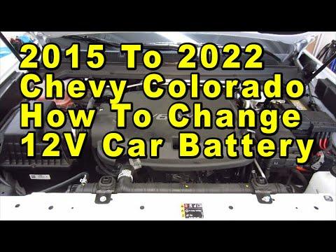 2015 To 2022 Chevrolet Colorado How To Change 12V Car Battery With Group Size &amp; Part Numbers