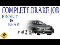 Changing Brakes and Rotors on Honda Crosstour