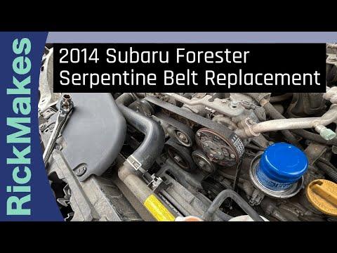 2014 Subaru Forester Serpentine Belt Replacement