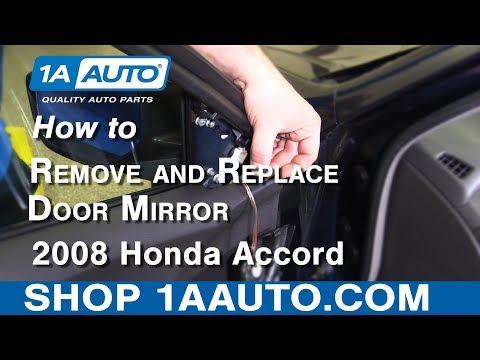 How to Replace Door Mirror 08-12 Honda Accord