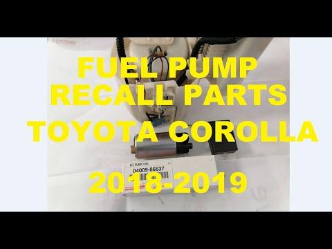 How to Replace the Fuel Pump on a 2014-2019 Toyota Corolla (Engine: Inline 4 1.8L)