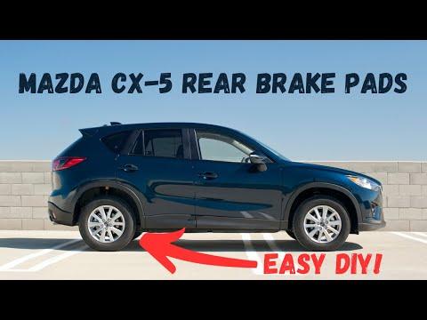 HOW TO: 2012 - 2017 Mazda CX-5 Rear Brake Pads Replacement // Complete Guide!