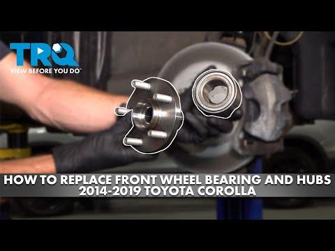 How to Replace the Front Wheel Bearing on a 2003-2019 Toyota Corolla