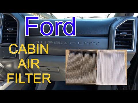 How to Replace the Cabin Air Filter on a 2008-2016 Ford F-250 Super Duty (With Retrofit Option) (Engine: V8 6.2L)