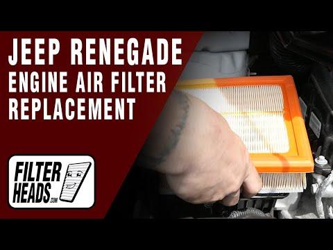 How to Replace Engine Air Filter 2018 Jeep Renegade 2.4L L4 | TA39166, AF5258