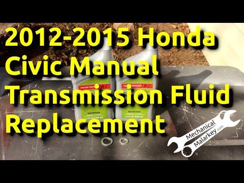 2012-2015 Honda Civic Manual Transmission Fluid Replacement