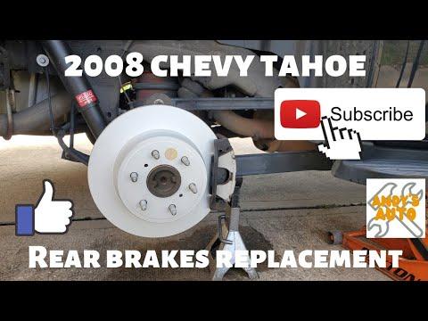2008 Chevy Tahoe Rear Brakes Replacement. Easy $!