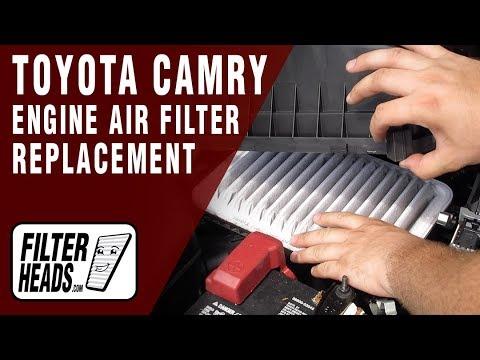 How to Replace Engine Air Filter 2017 Toyota Camry L4 2.5L | TA35649, AF4017