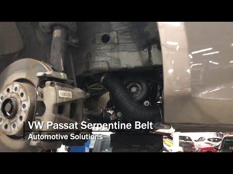 How to Replace the Serpentine Belt on a 2014-2022 Volkswagen Passat (Engine: Inline 4 1.8L)
