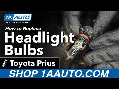 How to Replace Headlight Bulbs 10-15 Toyota Prius