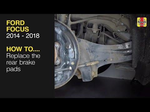 How to Replace Rear Brake Pads on a 2012-2016 Ford Focus (Rear Caliper Wind-Back Guide) (Trim: S)