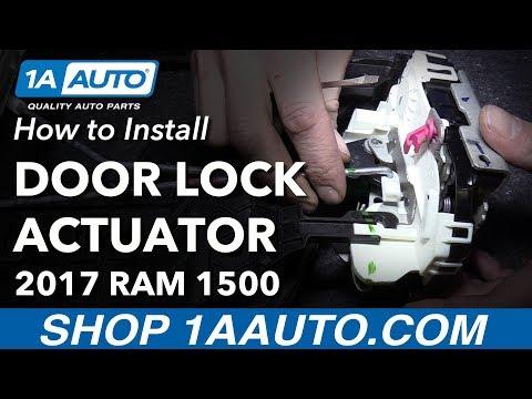 How to Replace the Rear Door Lock Actuator on a 2011-2018 Ram 1500