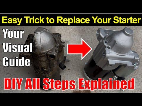How to Replace the Starter Motor on a 2014-2021 Chevrolet Silverado 1500 6.2L (Engine: V8 5.3L)