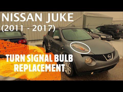 Nissan Juke -  FRONT TURN SIGNAL LIGHT BULB REPLACEMENT / REMOVAL (2011 - 2017)