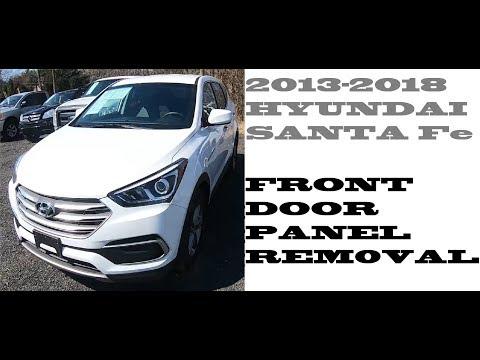 How to remove FRONT door panel in Hyundai Santa fe 2013-2018