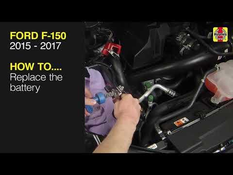How to Replace the battery on a Ford F-150 2015 to 2017