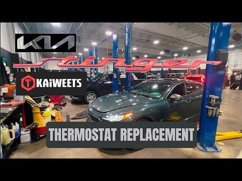 How to Replace the Thermostat on a 2018-2021 Kia Stinger (Engine: Inline 4 2.0L)