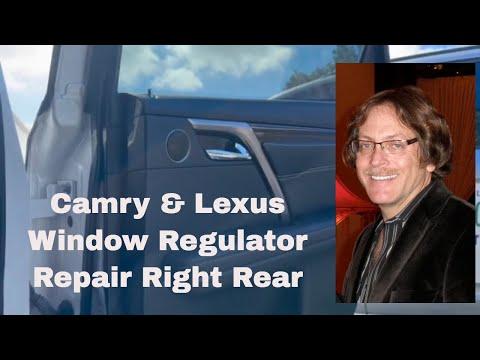 How to Replace Rear Window Regulator on a 2018 Lexus RX350 (Left or Right Rear Door)