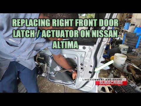 How to Replace the Front Door Lock Actuator (Latch Assembly) on a 2019 Nissan Altima