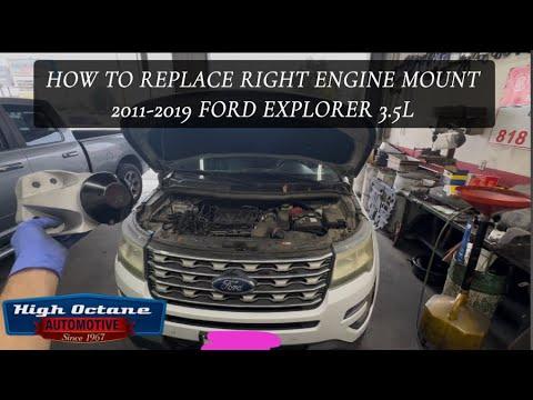 How to Replace Engine Mounts on a 2016-2019 Ford Explorer (Left/Right & Rear Torque Mount) (Trim: Limited | Engine: V6 3.5L)
