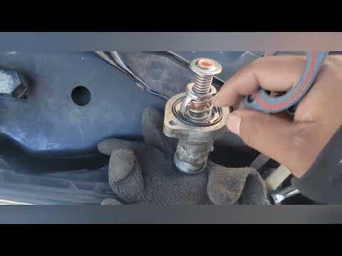 how to replace a thermostat 2007 through 2013 chevy impala 3.5 motor