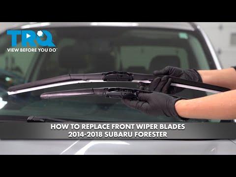 How to Replace Front Wiper Blades 2014-2018 Subaru Forester