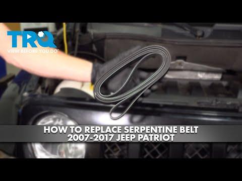 How to Replace Serpentine Belt 2007-2017 Jeep Patriot