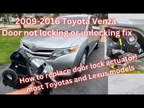 How to Replace the Front Door Lock Actuator on a 2008-2019 Toyota Sequoia