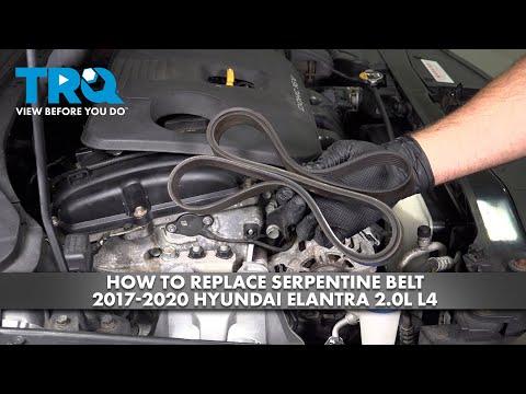 How to Replace the Serpentine Belt on a 2015-2021 Hyundai Elantra (Drive Belt Guide) (Engine: Inline 4 2.0L)