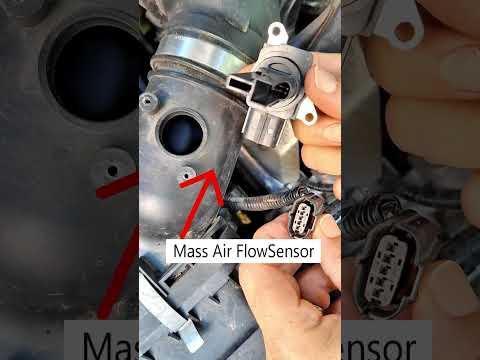 Subaru Forester Mass Air Flow Sensor and Plug Location