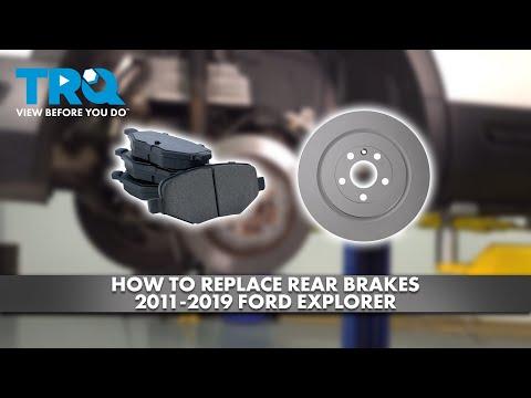 How to Replace Rear Brakes 2011-2019 Ford Explorer