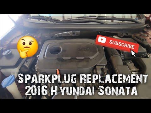 How to: Remove  Sparkplugs 2016 Hyundai Sonata 2.4L Sport