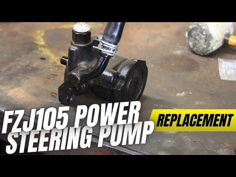 FZJ105 Landcruiser power steering pump replacement