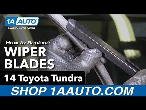 How to Replace Wiper Blades 14-19 Toyota Tundra