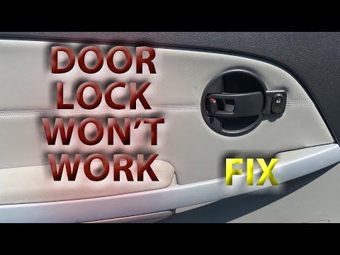 Replacing the Driver Side Door Actuator