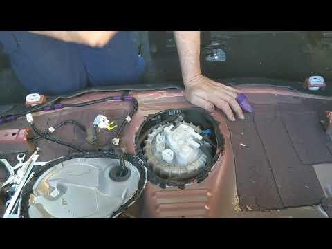 ZRE182 Corolla (2012 to 2018):  Remove the fuel pump and sender unit.
